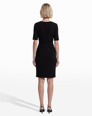 Anne Klein Twist Detail Silhouette Dress