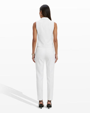 Anne Klein Notch Collar Vest with Welt Pockets
