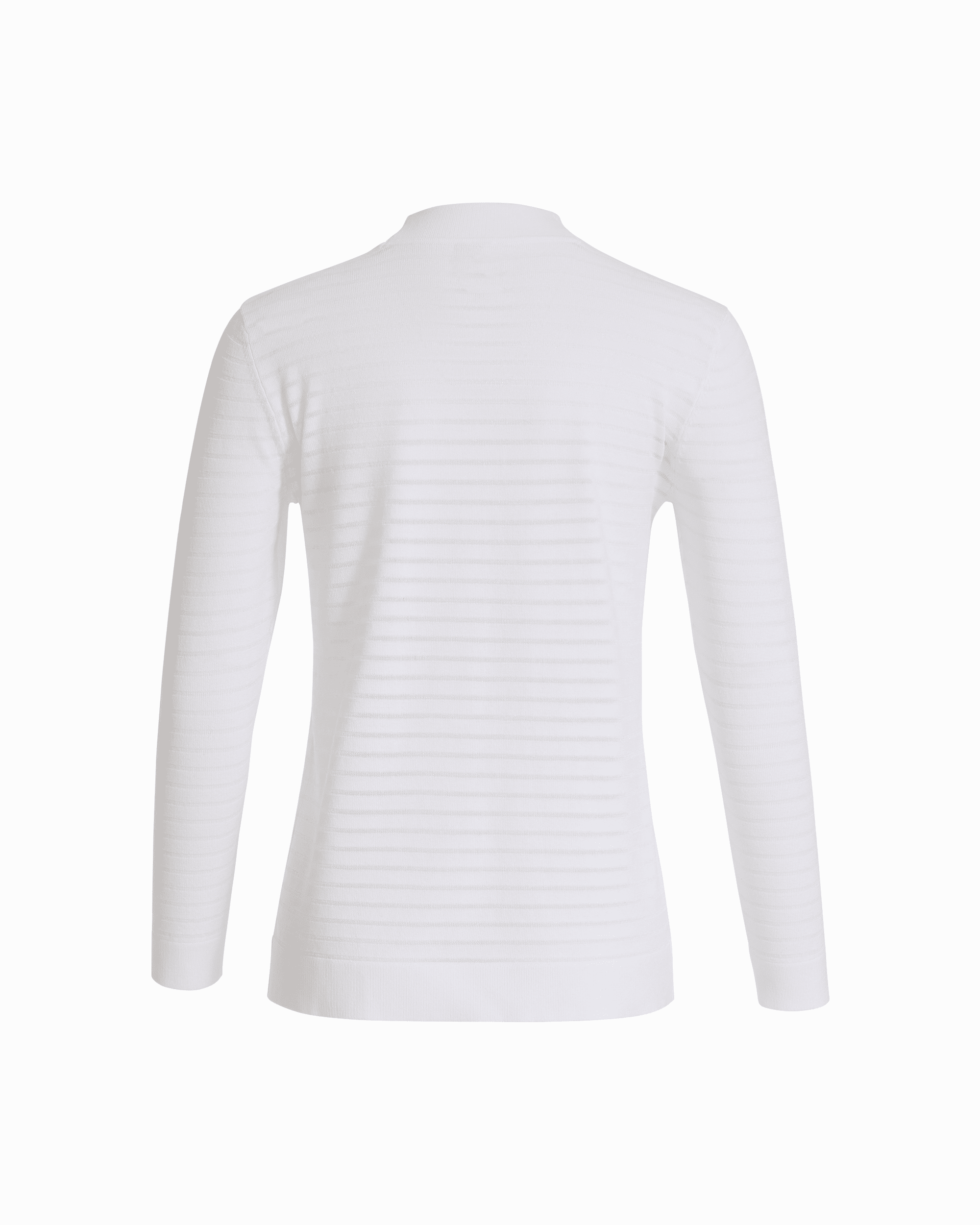 Anne Klein Petite Sheer Stripe Open Front Cardigan