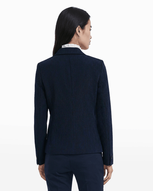 Anne Klein Two-Button Notch Lapel Jacket with Flap Pockets