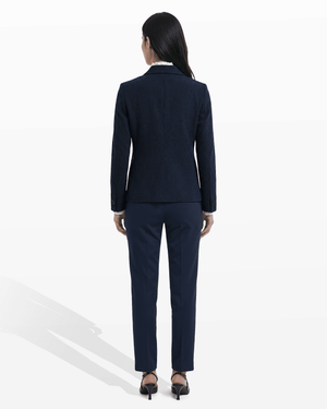 Anne Klein Two-Button Notch Lapel Jacket with Flap Pockets