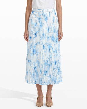 Anne Klein Pleated Lined Skirt