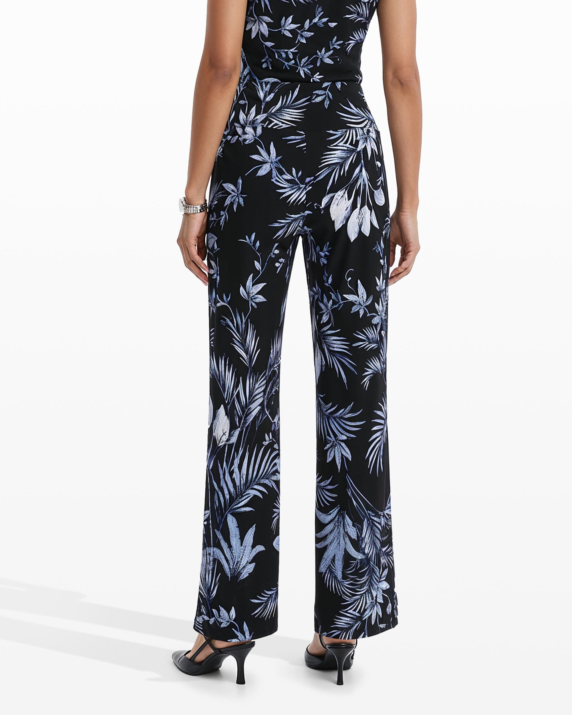 Anne Klein Wide-Leg Palazzo Pant with High-Rise Wide Waistband