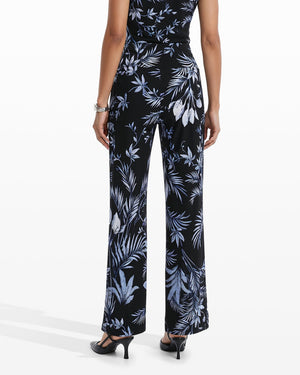 Anne Klein Wide-Leg Palazzo Pant with High-Rise Wide Waistband