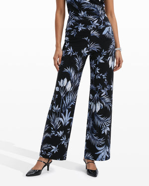 Anne Klein Wide-Leg Palazzo Pant with High-Rise Wide Waistband