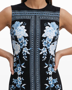 Anne Klein Jewel Neck Sheath Dress