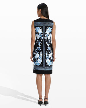 Anne Klein Jewel Neck Sheath Dress