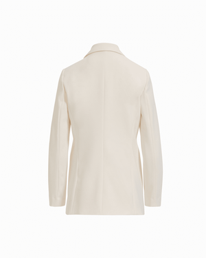Anne Klein Open Front Notch Collar Jacket With Triple Flap Pockets