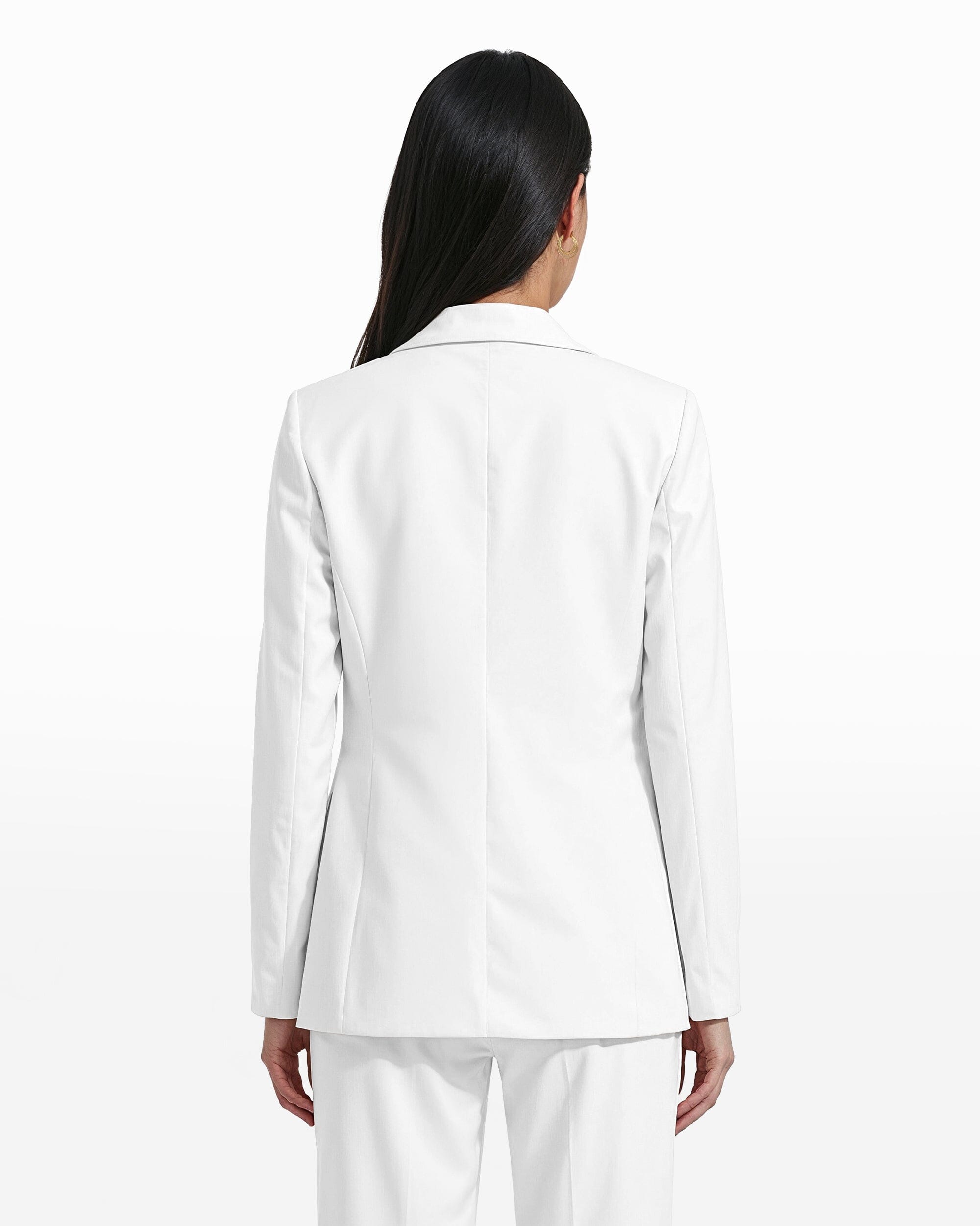 Anne Klein Open Front Notch Collar Jacket With Triple Flap Pockets