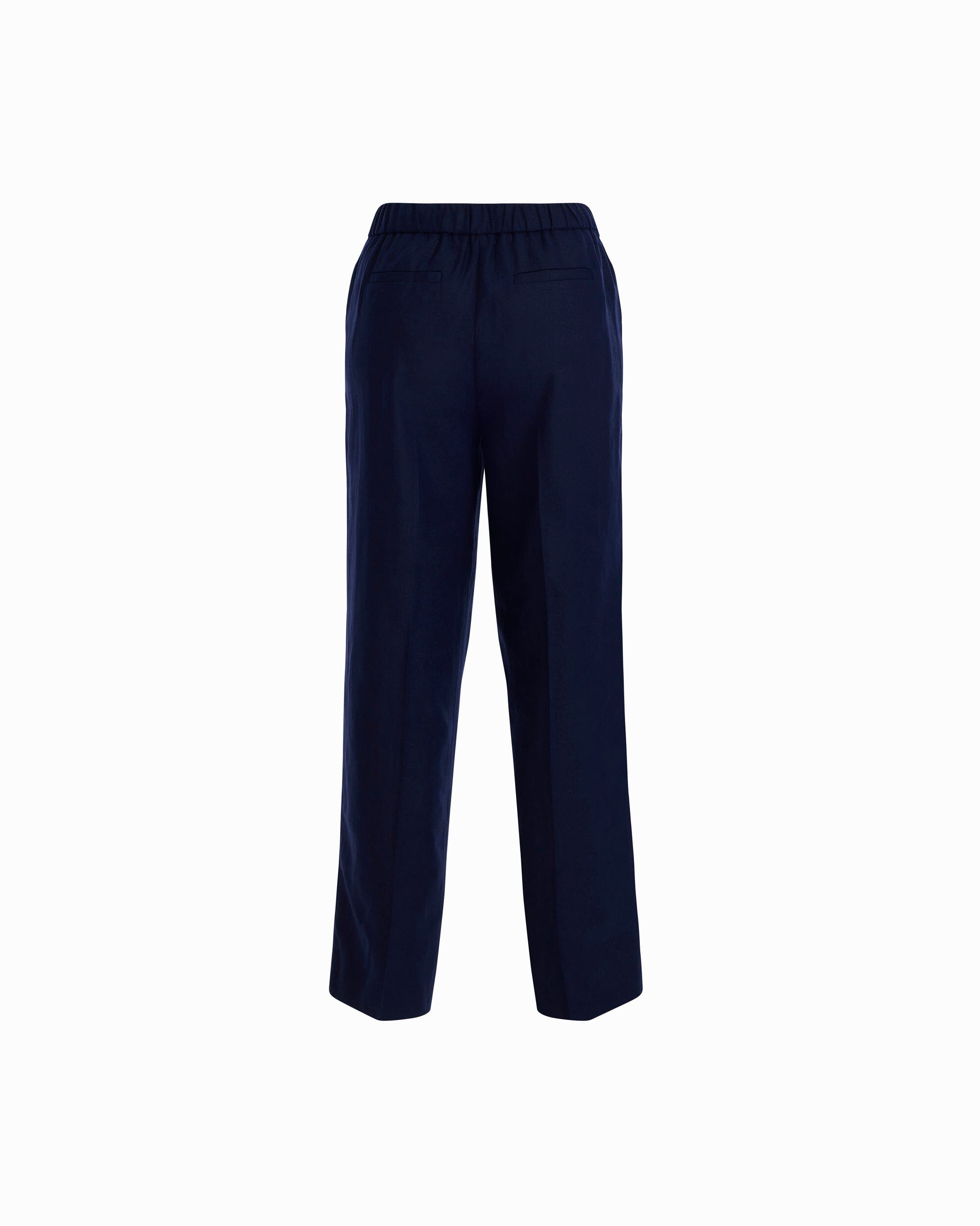 Anne Klein Straight Ankle Slash Pocket Pull-On Pants