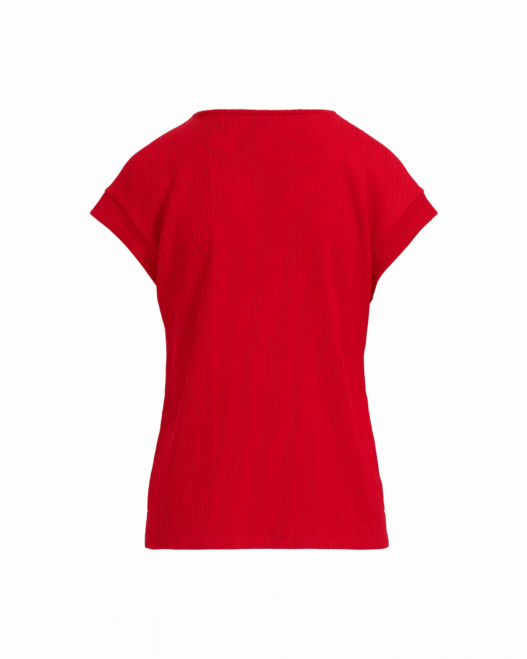 Anne Klein Extended Shoulder V-Neck Knit Top