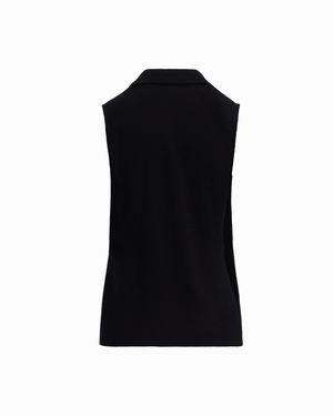 Anne Klein Plus Size Sleeveless V-Neck Wrap Knit Top