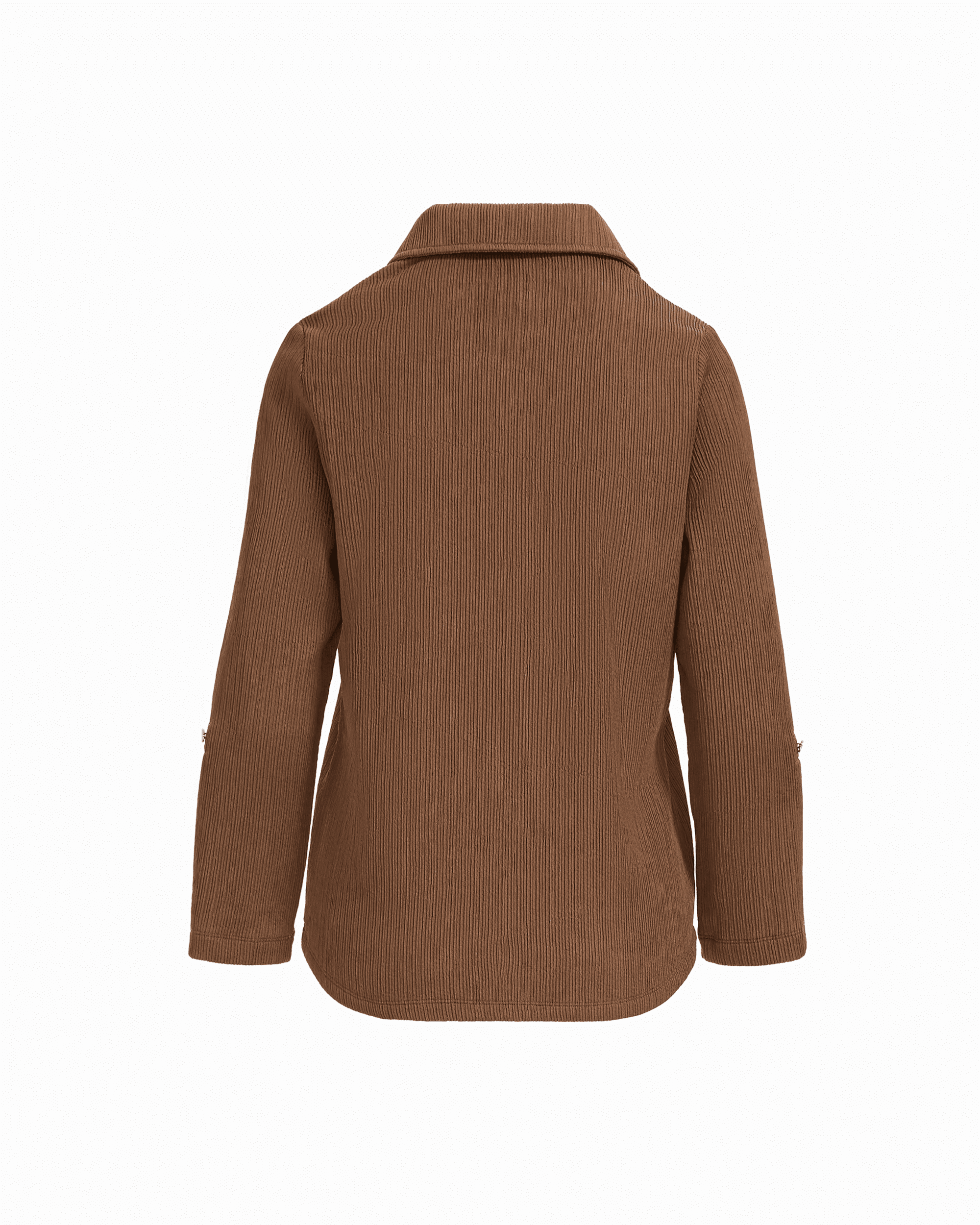 Anne Klein Long Sleeve Button-Down Shirt with Roll Cuff