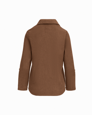 Anne Klein Long Sleeve Button-Down Shirt with Roll Cuff