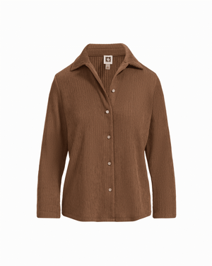 Anne Klein Long Sleeve Button-Down Shirt with Roll Cuff