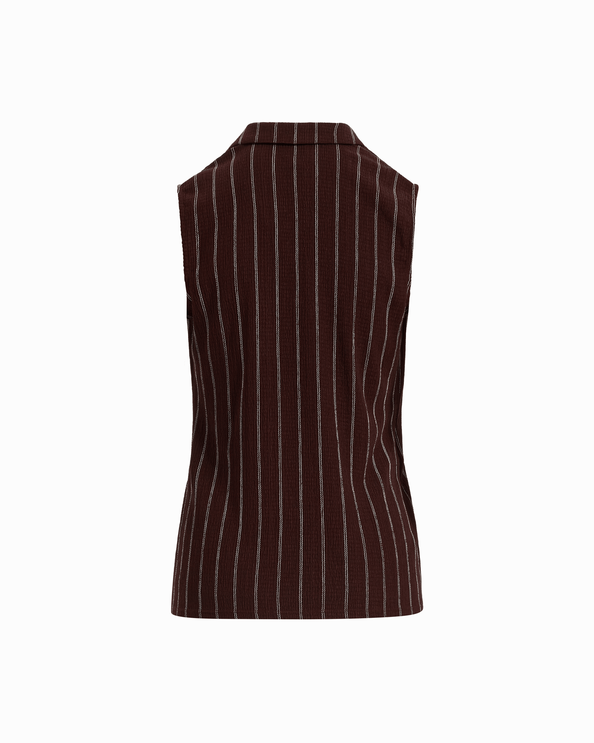Anne Klein Sleeveless Notch Neck Wrap Top
