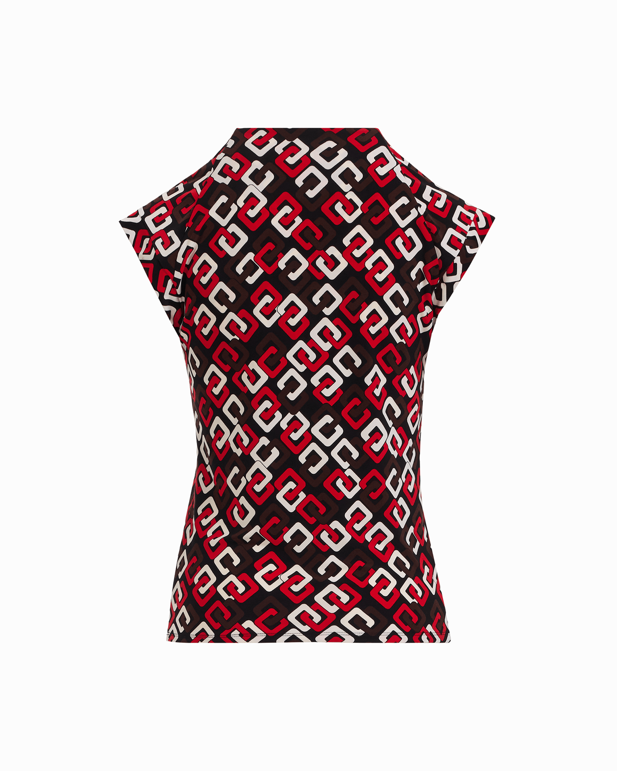 Anne Klein V-Neck Short Sleeve Pullover Top