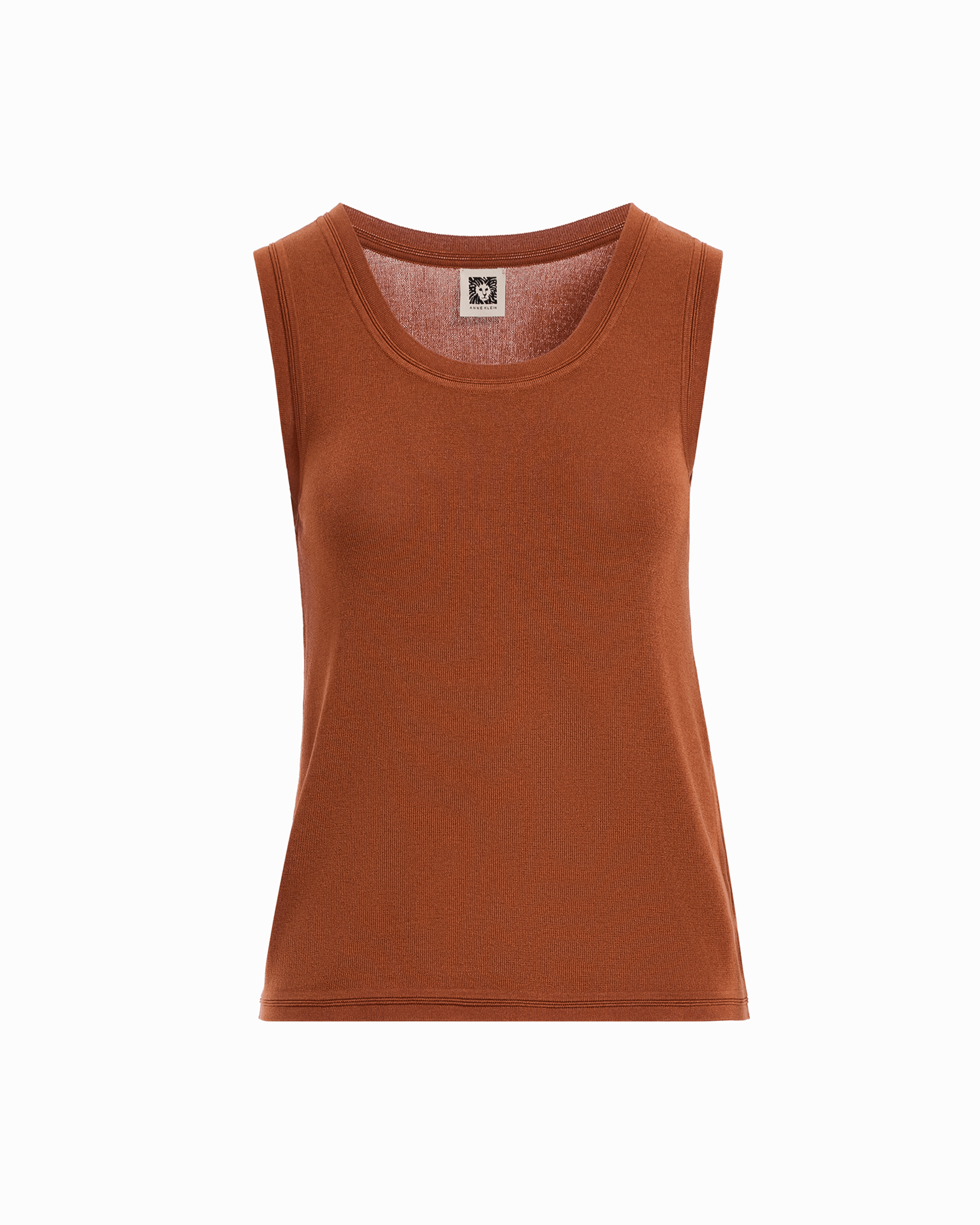 Scoop Neck Full Needle Knit Pullover Tank Apparel & Accessories Kasper