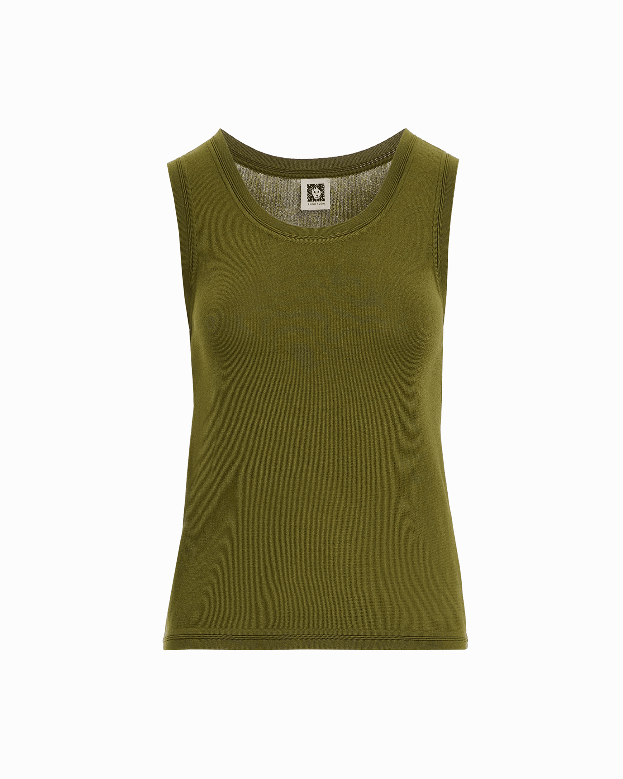 Scoop Neck Full Needle Knit Pullover Tank Apparel & Accessories Kasper