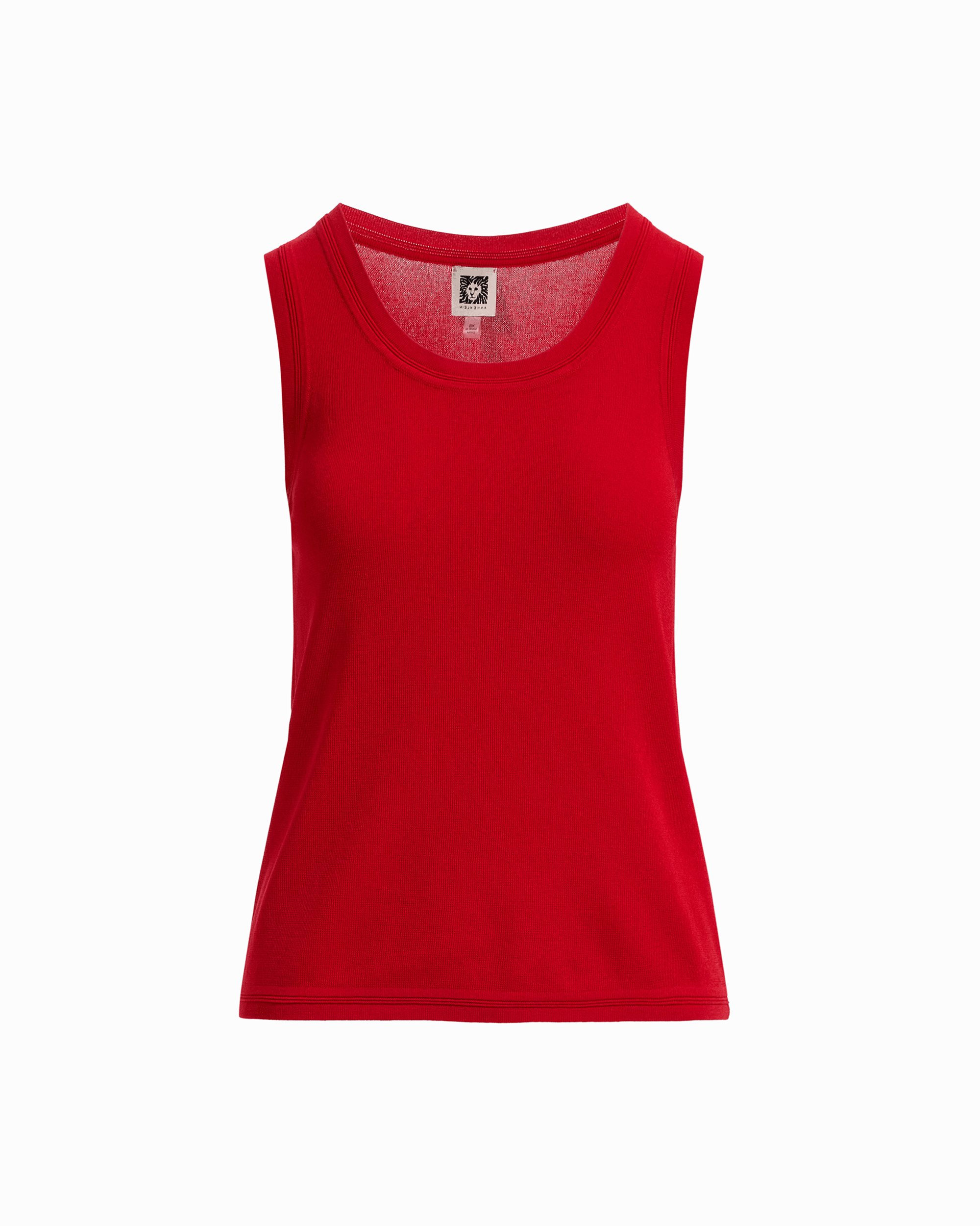 Anne Klein Scoop Neck Sleeveless Full Needle Knit Tank Top