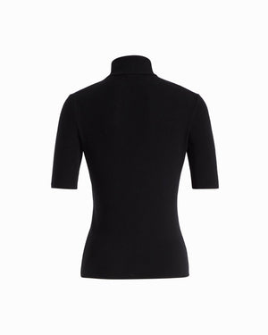 Plus Size Three-Quarter Sleeve Turtleneck Sweater Apparel & Accessories Kasper