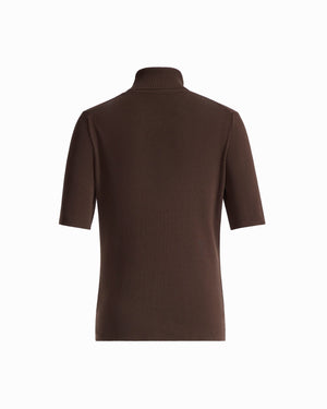 Anne Klein Three-Quarter Sleeve Turtleneck Sweater