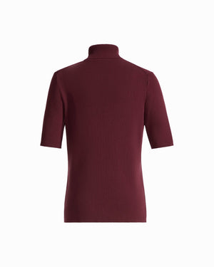 Anne Klein Three-Quarter Sleeve Turtleneck Sweater