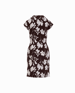 Anne Klein Short Sleeve Classic Wrap V-Neck Dress