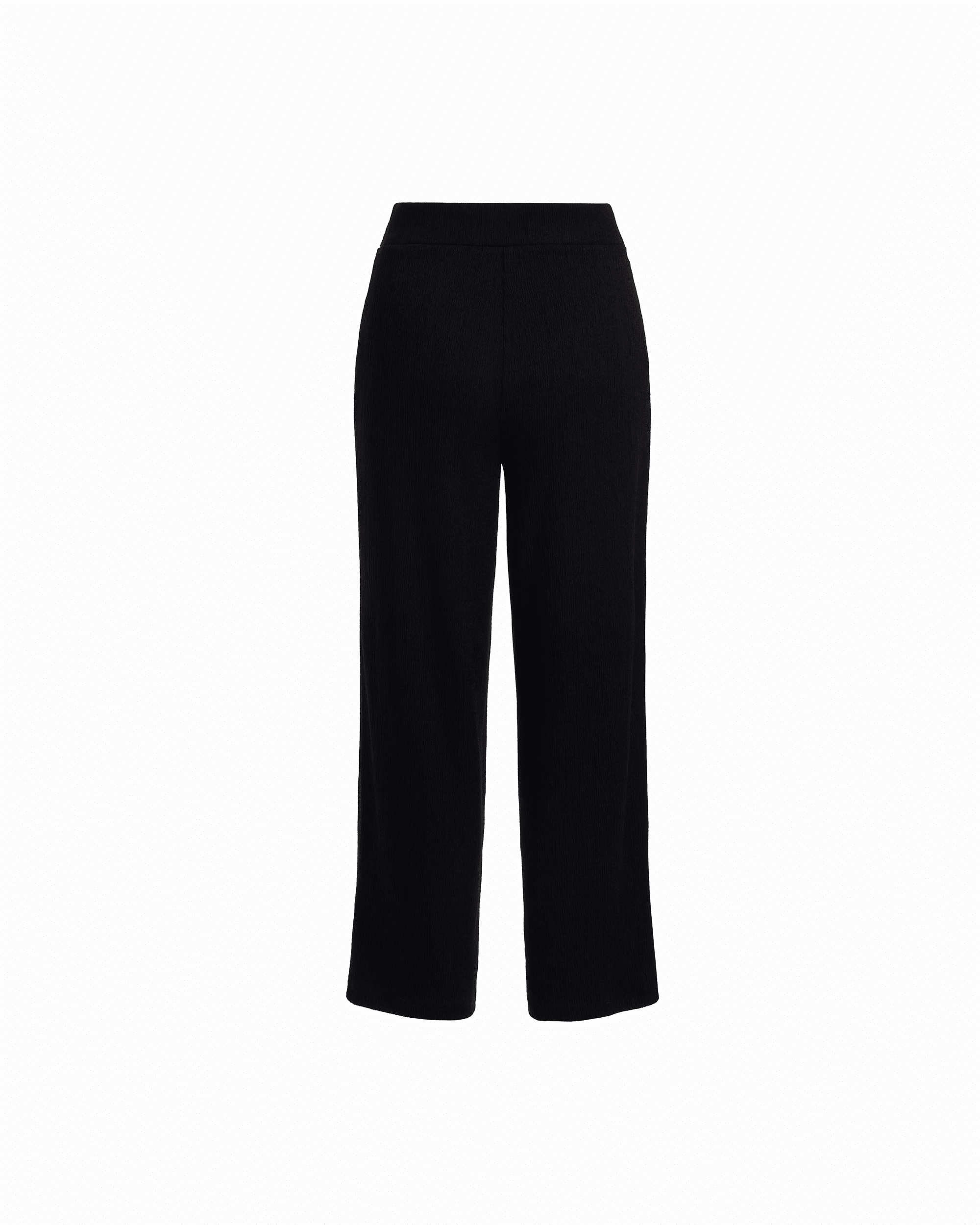 Anne Klein Plus Size Wide Leg Crop Pull-On Pants with Wide Waistband