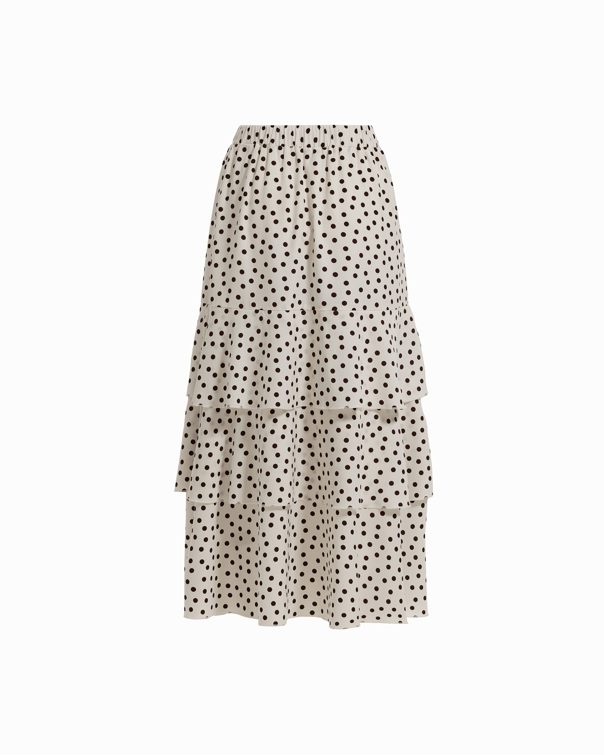Anne Klein Petite Tiered Lined Pull-On Skirt