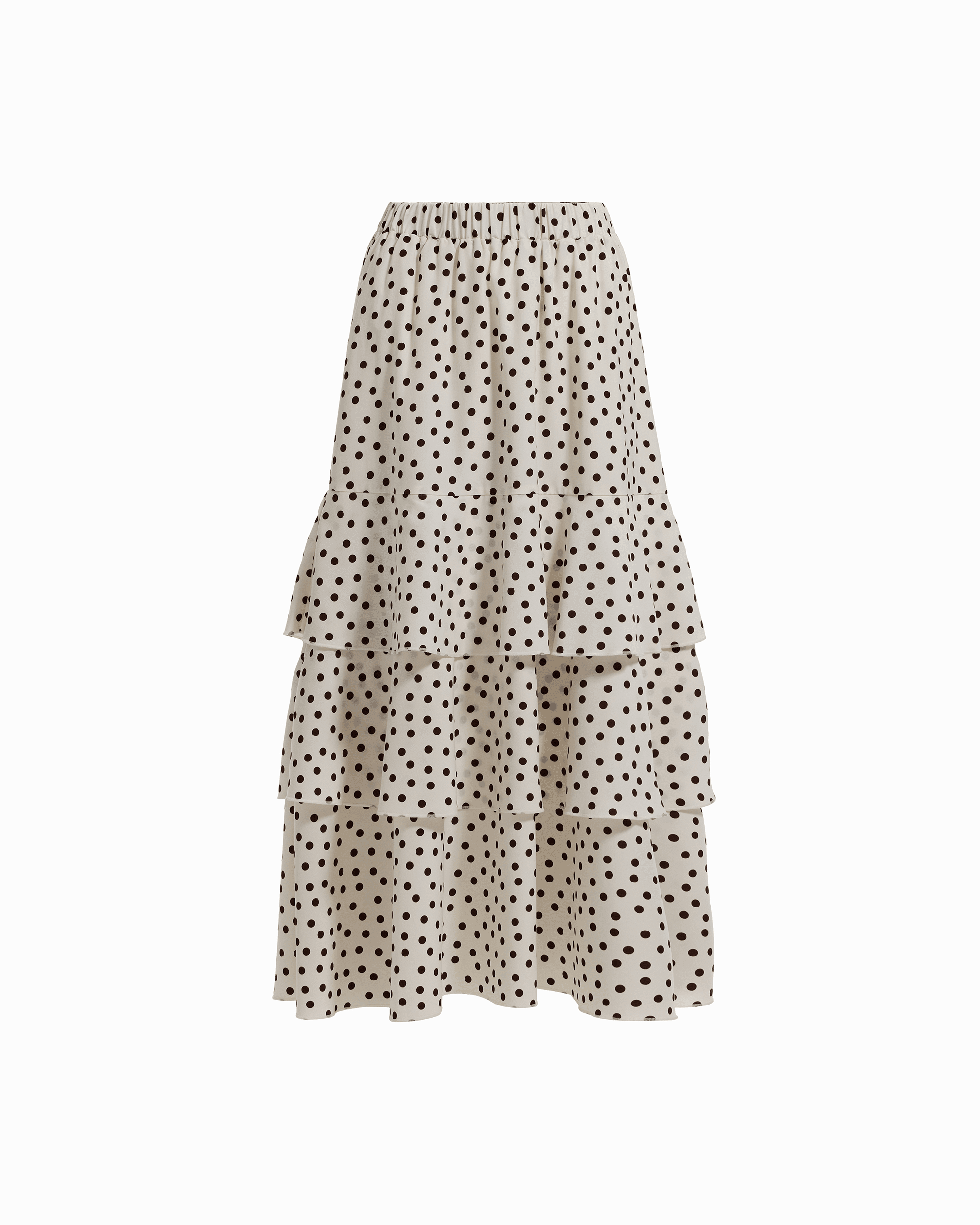 Anne Klein Petite Tiered Lined Pull-On Skirt