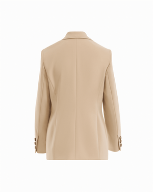 Faux Double-Breasted Jacket With Patch Pockets Apparel & Accessories Kasper