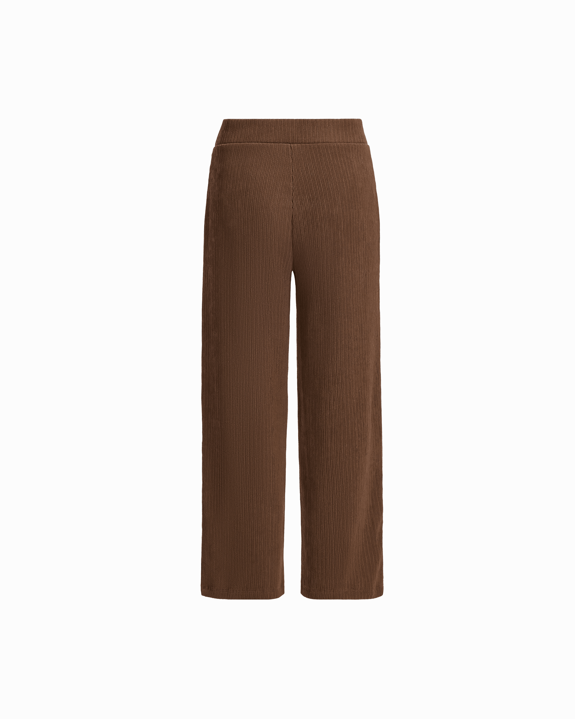 Anne Klein Wide Leg Crop Pull-On Pants with Wide Waistband