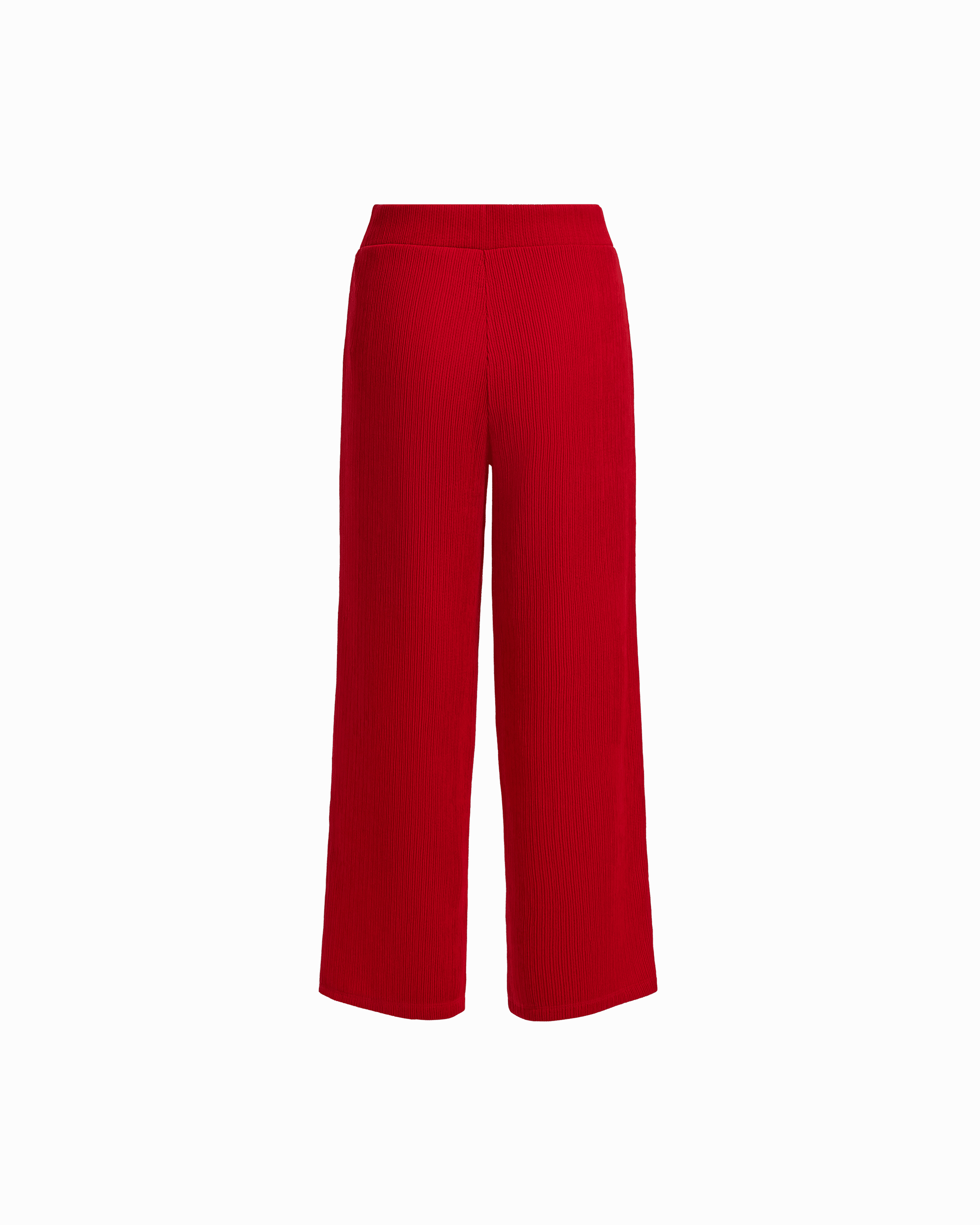 Anne Klein Wide Leg Crop Pull-On Pants with Wide Waistband