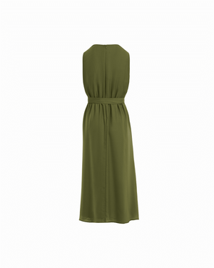 Anne Klein Faux Wrap A-Line Dress