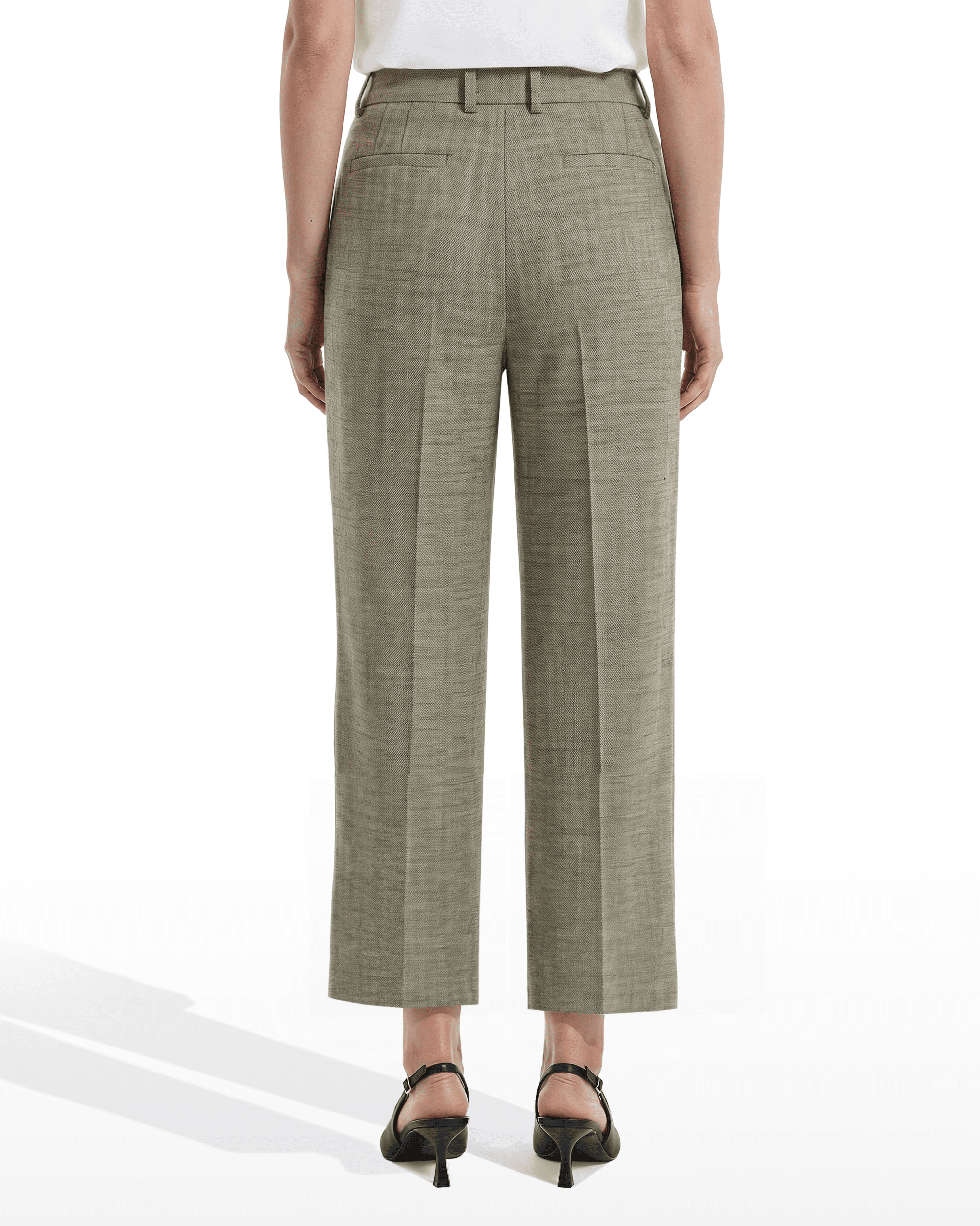 Straight Ankle Pant With Front Slash Pockets Apparel & Accessories Kasper