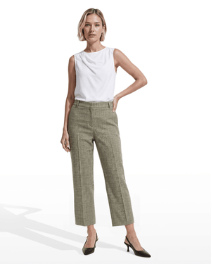 Straight Ankle Pant With Front Slash Pockets Apparel & Accessories Kasper