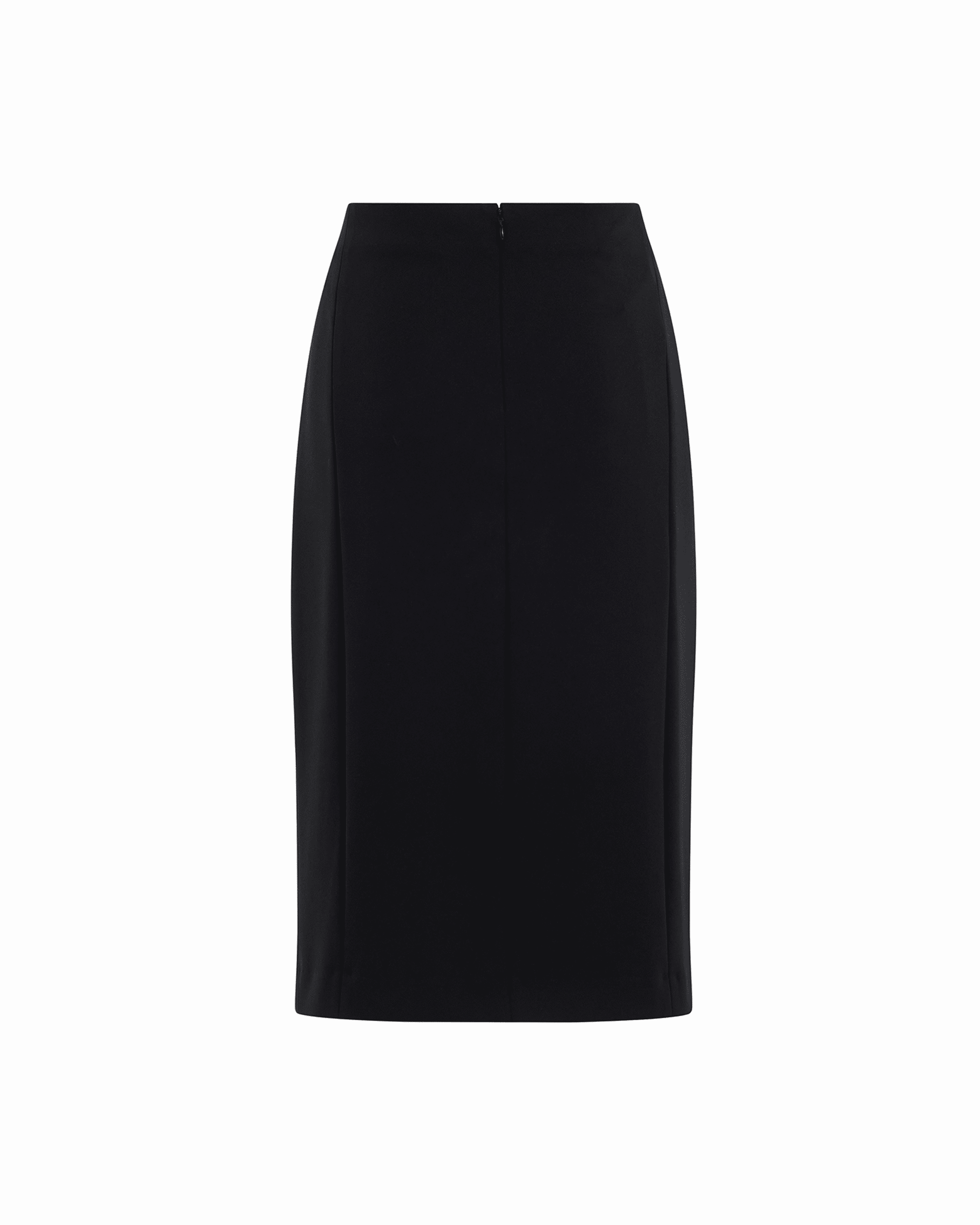 Anne Klein Petite Pull-On Pencil Skirt with Front Slit