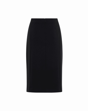 Anne Klein Petite Pull-On Pencil Skirt with Front Slit