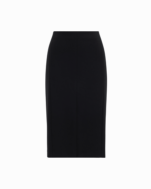 Anne Klein Petite Pull-On Pencil Skirt with Front Slit