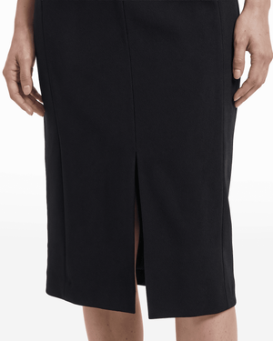 Anne Klein Petite Pull-On Pencil Skirt with Front Slit