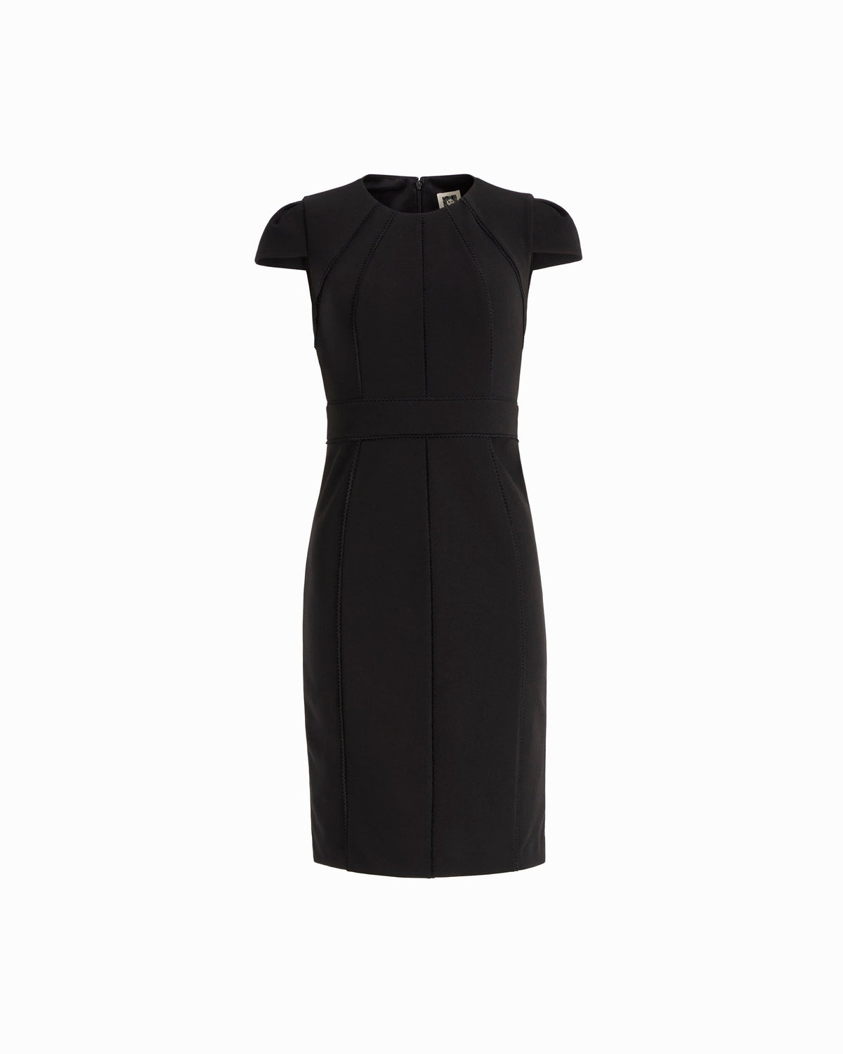 Anne Klein ANNE BLACK Trim Seam Sheath Dress