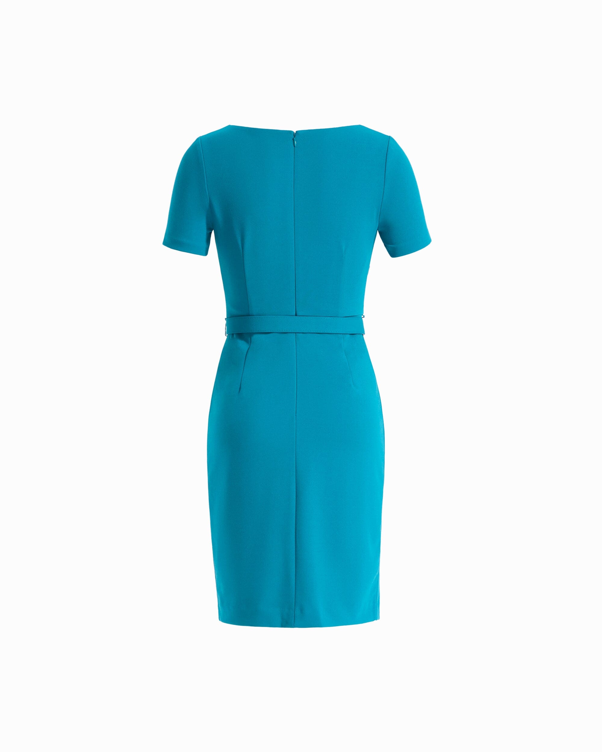 Twist Neck Sheath Dress Dresses Kasper