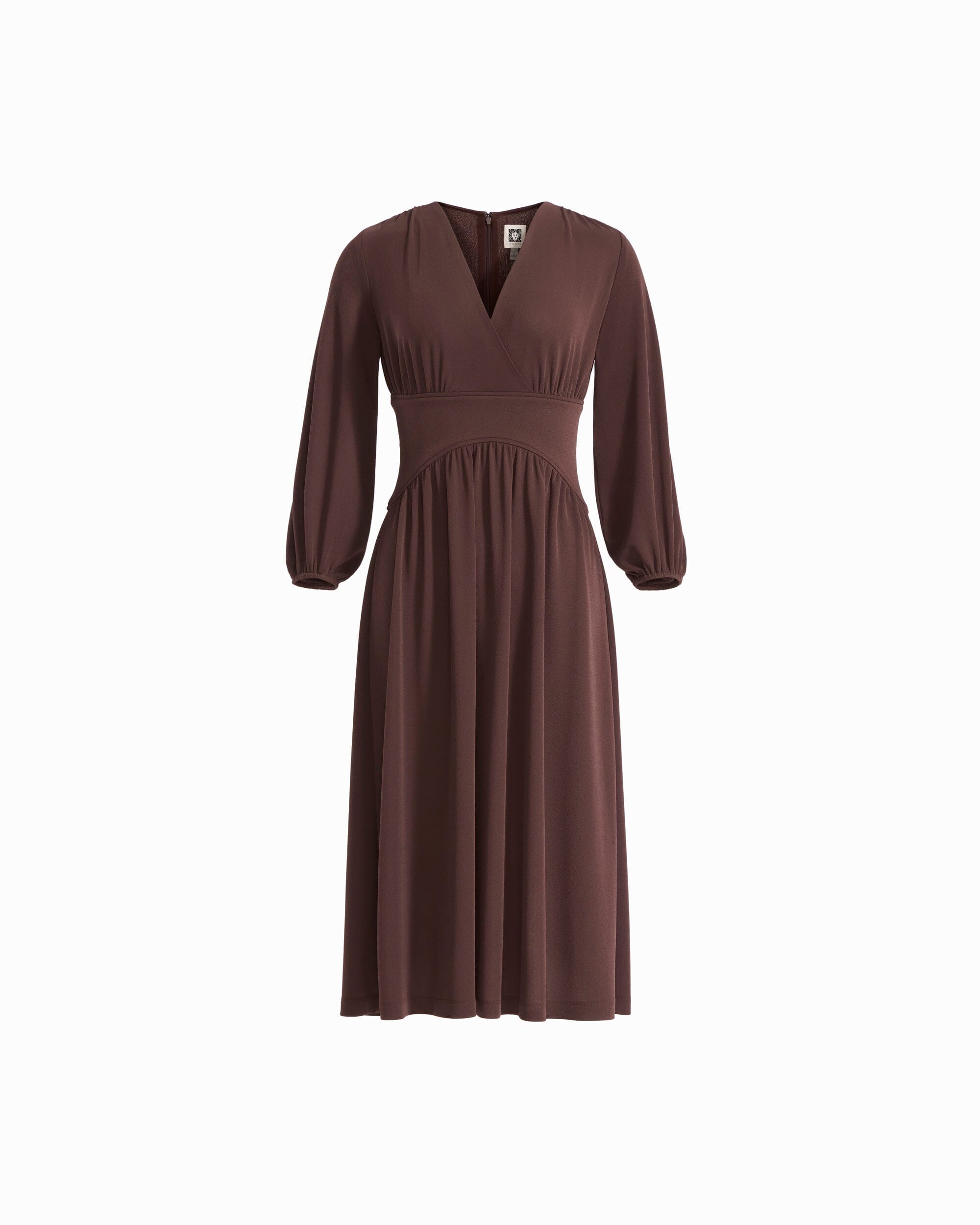V-Neck Fit & Flare Dress Dresses Kasper