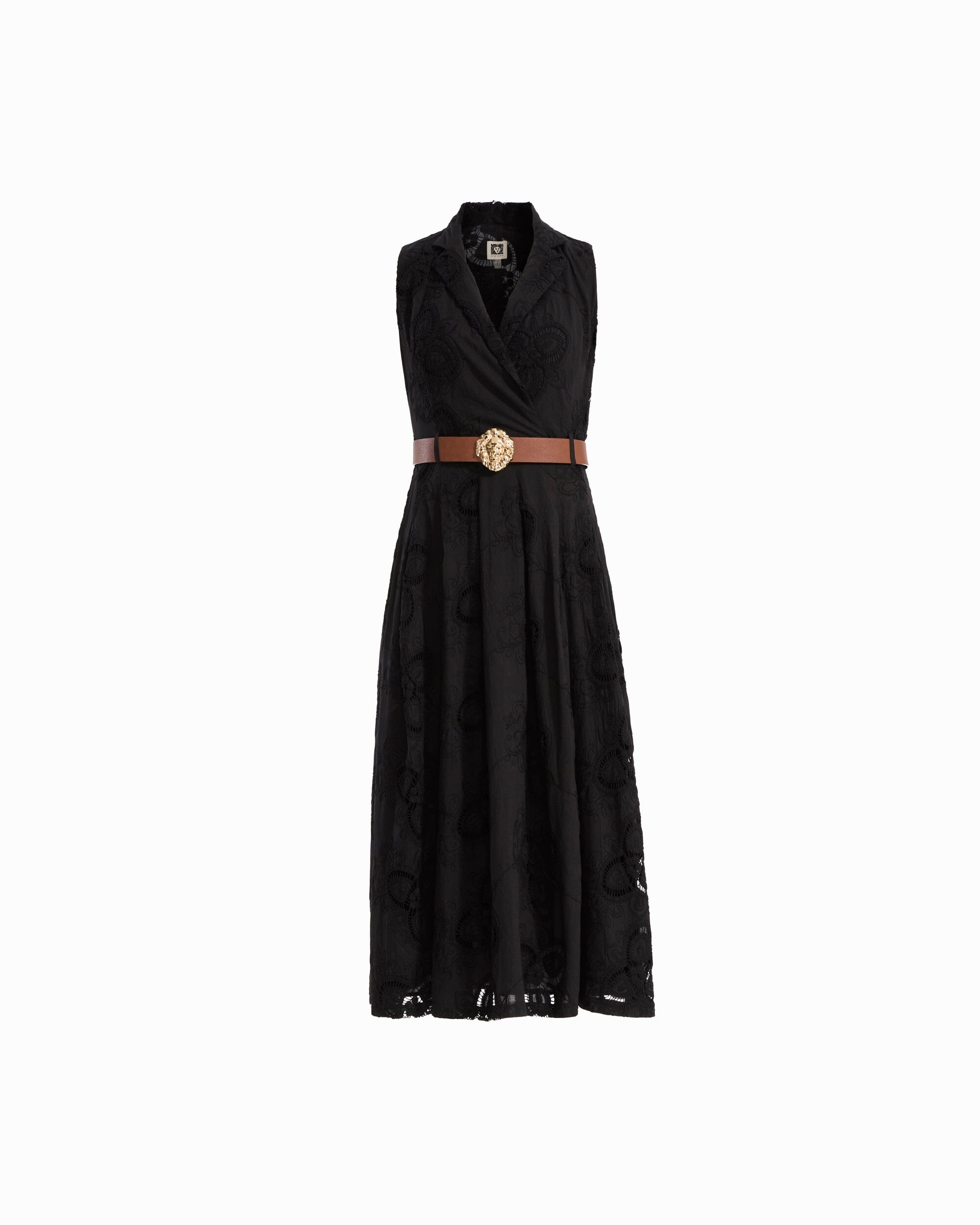 Notch Collar Wrap Dress Dresses Kasper