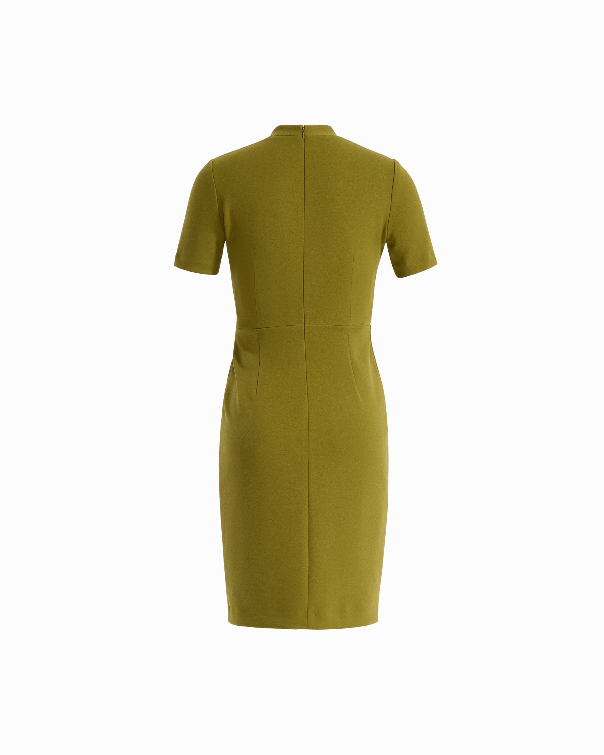 Twist Faux Wrap Short Sleeve Dress Dresses Kasper