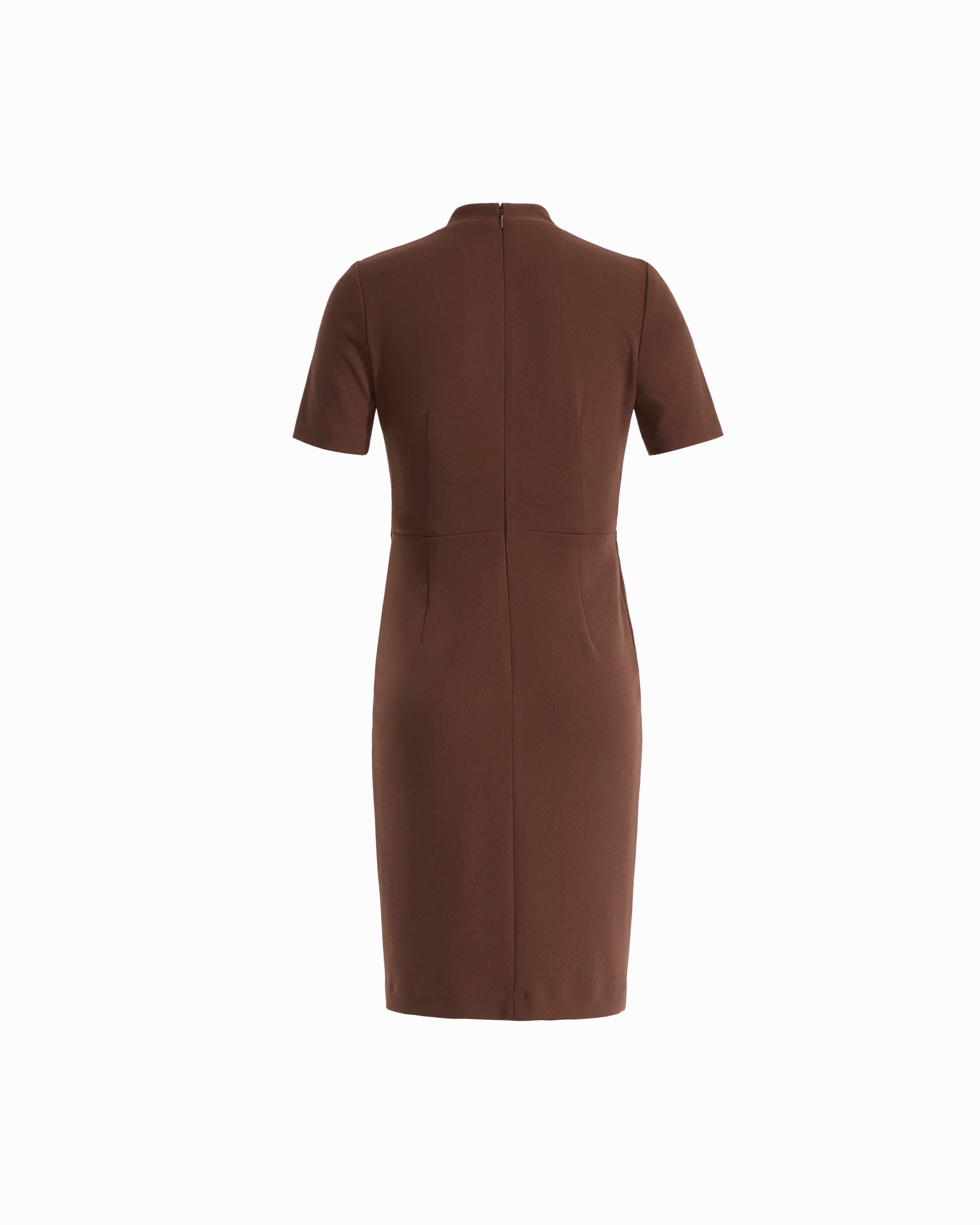 Twist Faux Wrap Short Sleeve Dress Dresses Kasper
