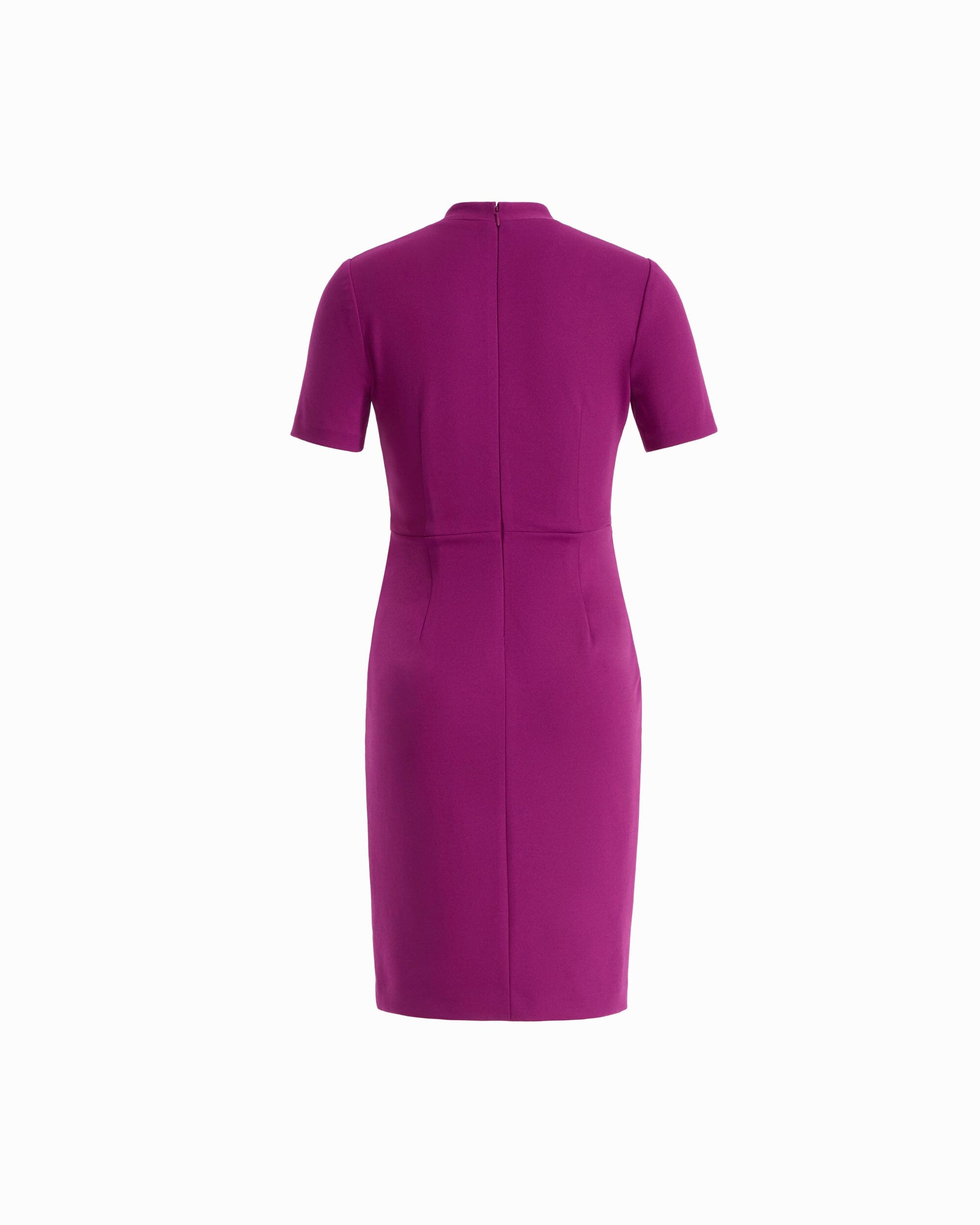 Twist Faux Wrap Short Sleeve Dress Dresses Kasper
