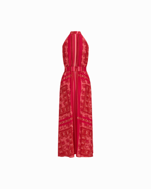 Anne Klein Halter Neck Sleeveless Maxi Dress