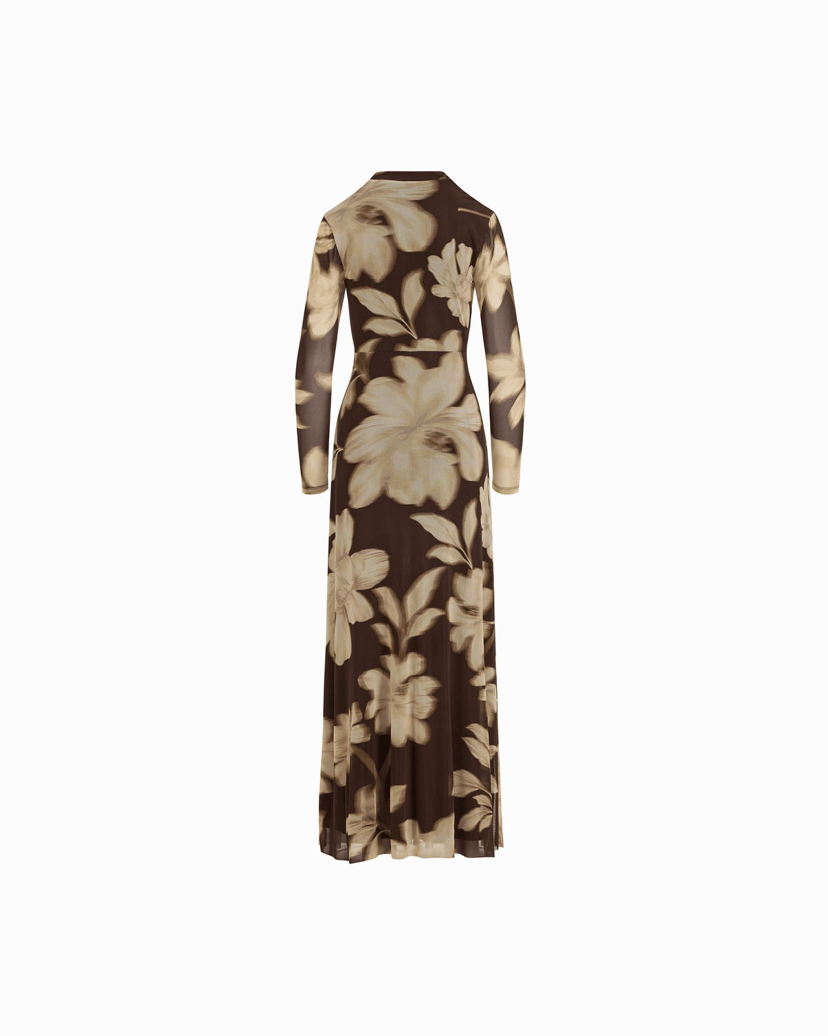 Anne Klein Plus Size Twist Front V-Neck Long Sleeve Maxi Dress